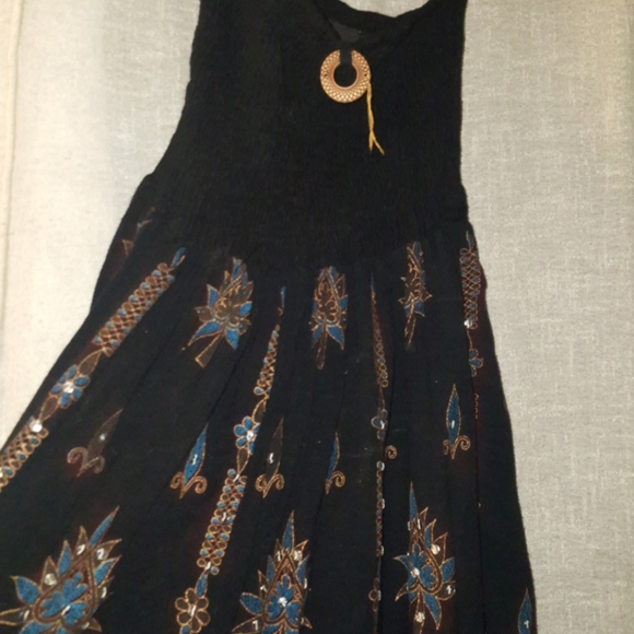 Cassee's Strapless Embellished Sundress Size S - Picture 3 of 4
